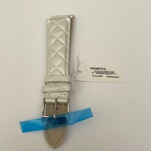 Michele Ivory genuine leather 20 mm band